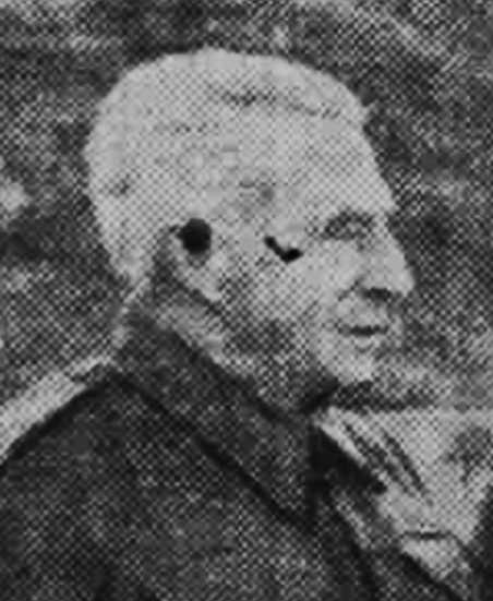 Possibly in his ARP warden uniform